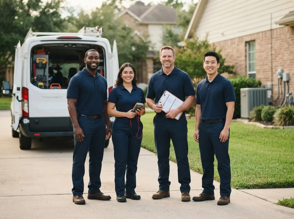 Certified HVAC technician near College Station, TX